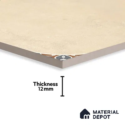 Cement Look Floor Tile TL 09422 C | Matte Finish 20 x 20 inch Vitrified Tile - 12 mm | Suitable For Kitchen, Bathroom, Bedroom & Office | Pattern Alignment May Vary | 2-3 mm Spacer is Mandatory