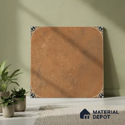 Stone Look Floor Tile TL 09422 D | Matte Finish 20 x 20 inch Vitrified Tile - 12 mm | Suitable For Kitchen, Bathroom, Bedroom & Office | Pattern Alignment May Vary | 2-3 mm Spacer is Mandatory