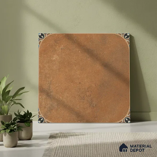 Stone Look Floor Tile TL 09422 D | Matte Finish 20 x 20 inch Vitrified Tile - 12 mm | Suitable For Kitchen, Bathroom, Bedroom & Office | Pattern Alignment May Vary | 2-3 mm Spacer is Mandatory