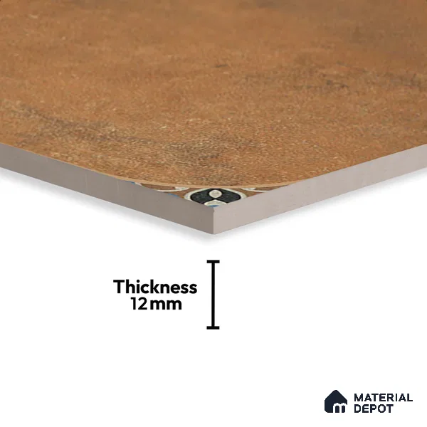 Stone Look Floor Tile TL 09422 D | Matte Finish 20 x 20 inch Vitrified Tile - 12 mm | Suitable For Kitchen, Bathroom, Bedroom & Office | Pattern Alignment May Vary | 2-3 mm Spacer is Mandatory