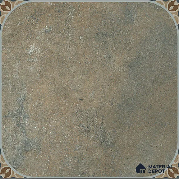 Patterned Look Floor Tile TL 09422 | Matte Finish 20 x 20 inch Vitrified Tile - 12 mm | Suitable For Kitchen, Bathroom, Bedroom & Office | Pattern Alignment May Vary | 2-3 mm Spacer is Mandatory