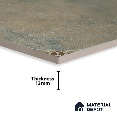 Patterned Look Floor Tile TL 09422 | Matte Finish 20 x 20 inch Vitrified Tile - 12 mm | Suitable For Kitchen, Bathroom, Bedroom & Office | Pattern Alignment May Vary | 2-3 mm Spacer is Mandatory