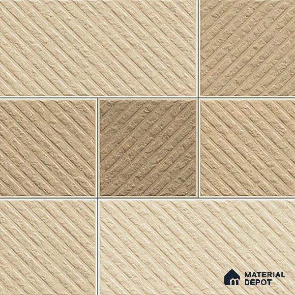 Stone Look Floor Tile TL 09426 B | Matte Finish 20 x 20 inch Vitrified Tile - 12 mm | Suitable For Kitchen, Bathroom, Bedroom & Office | Pattern Alignment May Vary | 2-3 mm Spacer is Mandatory (Sample)