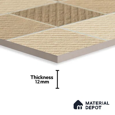 Stone Look Floor Tile TL 09426 B | Matte Finish 20 x 20 inch Vitrified Tile - 12 mm | Suitable For Kitchen, Bathroom, Bedroom & Office | Pattern Alignment May Vary | 2-3 mm Spacer is Mandatory (Sample)