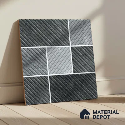 Stone Look Floor Tile TL 09426 | Matte Finish 20 x 20 inch Vitrified Tile - 12 mm | Suitable For Kitchen, Bathroom, Bedroom & Office | Pattern Alignment May Vary | 2-3 mm Spacer is Mandatory