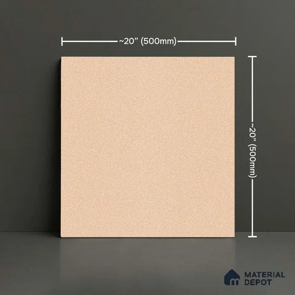 Stone Look Floor Tile TL 09423 C | Matte Finish 20 x 20 inch Vitrified Tile - 12 mm | Suitable For Kitchen, Bathroom, Bedroom & Office | Pattern Alignment May Vary | 2-3 mm Spacer is Mandatory