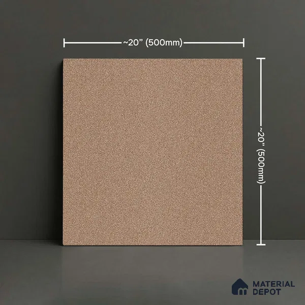 Stone Look Floor Tile TL 09423 D | Matte Finish 20 x 20 inch Vitrified Tile - 12 mm | Suitable For Kitchen, Bathroom, Bedroom & Office | Pattern Alignment May Vary | 2-3 mm Spacer is Mandatory