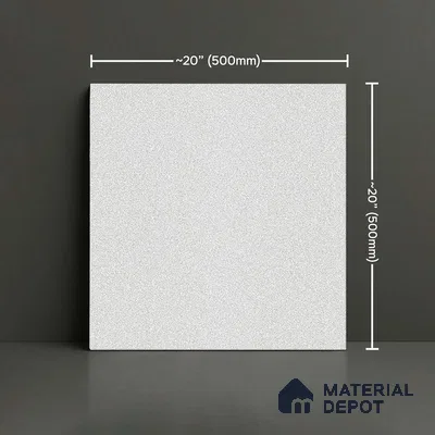 Stone Look Floor Tile TL 09423 | Matte Finish 20 x 20 inch Vitrified Tile - 12 mm | Suitable For Kitchen, Bathroom, Bedroom & Office | Pattern Alignment May Vary | 2-3 mm Spacer is Mandatory