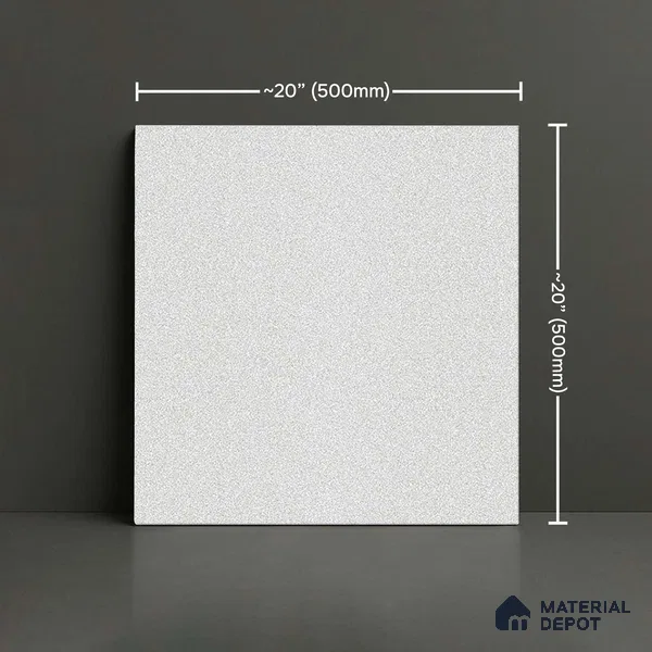 Stone Look Floor Tile TL 09423 | Matte Finish 20 x 20 inch Vitrified Tile - 12 mm | Suitable For Kitchen, Bathroom, Bedroom & Office | Pattern Alignment May Vary | 2-3 mm Spacer is Mandatory