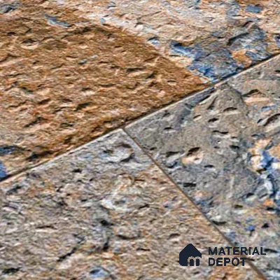 Stone Look Wall Tile TL 09436 | Matte Finish 2 ft x 1 ft Ceramic Tile - 9 mm | Suitable For Modern Facades, Outdoor Cladding, Feature Wall