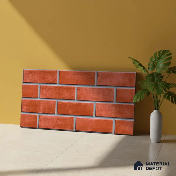 Stone Look Wall Tile TL 09435 | Matte Finish 2 ft x 1 ft Ceramic Tile - 9 mm | Suitable For Modern Facades, Outdoor Cladding, Feature Wall