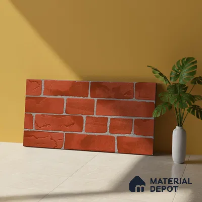 Stone Look Wall Tile TL 09427 | Matte Finish 2 ft x 1 ft Ceramic Tile - 9 mm | Suitable For Modern Facades, Outdoor Cladding, Feature Wall