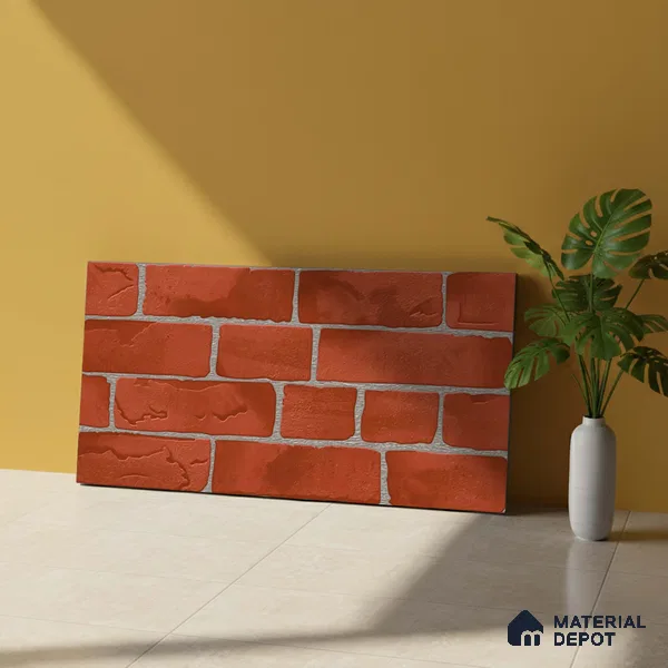 Stone Look Wall Tile TL 09427 | Matte Finish 2 ft x 1 ft Ceramic Tile - 9 mm | Suitable For Modern Facades, Outdoor Cladding, Feature Wall