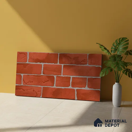 Stone Look Wall Tile TL 09427 | Matte Finish 2 ft x 1 ft Ceramic Tile - 9 mm | Suitable For Modern Facades, Outdoor Cladding, Feature Wall