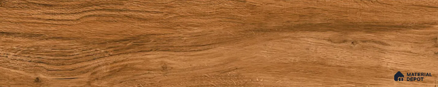 Wood Look Floor Tile TL 09518 | Matte Finish 3.28 ft x 0.66 ft Vitrified Tile - 9 mm | Suitable For Kitchen, Bathroom, Bedroom & Office | 2-3 mm Spacer is Mandatory