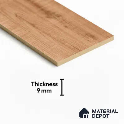 Wood Look Floor Tile TL 09519 | Matte Finish 4 ft x 0.66 ft Vitrified Tile - 9 mm | Suitable For Kitchen, Bathroom, Bedroom & Office | 2-3 mm Spacer is Mandatory