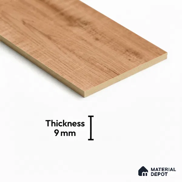 Wood Look Floor Tile TL 09519 | Matte Finish 4 ft x 0.66 ft Vitrified Tile - 9 mm | Suitable For Kitchen, Bathroom, Bedroom & Office | 2-3 mm Spacer is Mandatory