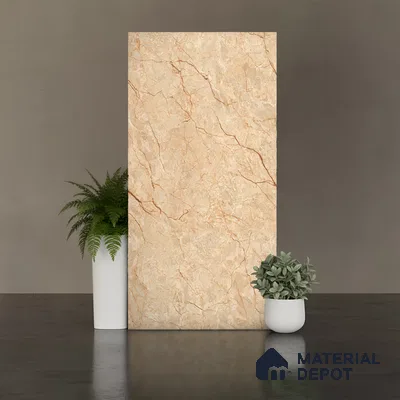 TL 10312 B  Look Floor & Wall Tile Florite Camel 4 ft x 2 ft Matte Finish Vitrified Tile - 9 mm