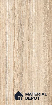 TL 10315 B  Look Floor & Wall Tile Latina Travertino Brown 4 ft x 2 ft Matte Finish Vitrified Tile - 9 mm