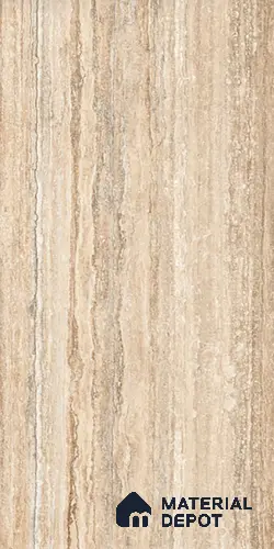 TL 10315 B Look Floor & Wall Tile Latina Travertino Brown 4 ft x 2 ft Matte Finish Vitrified Tile - 9 mm