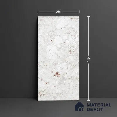 TL 10311  Look Floor & Wall Tile Brescia Estrella 4 ft x 2 ft Matte Finish Vitrified Tile - 9 mm
