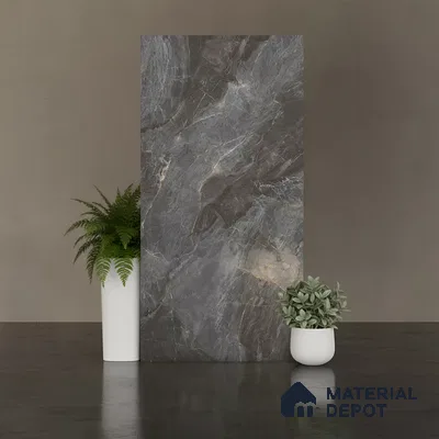 TL 10313 B  Look Floor & Wall Tile Carnico Smoke 4 ft x 2 ft Matte Finish Vitrified Tile - 9 mm
