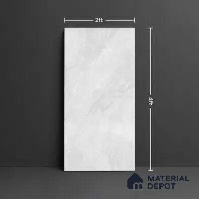 TL 10313  Look Floor & Wall Tile Carnico Pearl 4 ft x 2 ft Matte Finish Vitrified Tile - 9 mm