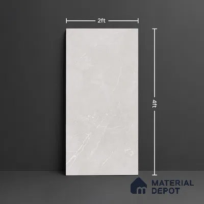 Marble Look Wall & Floor Tile TL 09014 | Matte Finish 4 ft x 2 ft Vitrified Tile - 9 mm | Suitable For Kitchen, Bathroom, Bedroom & Office