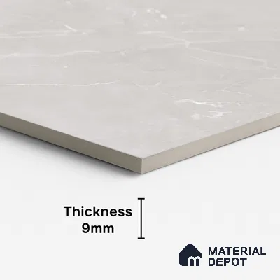 Marble Look Wall & Floor Tile TL 09014 | Matte Finish 4 ft x 2 ft Vitrified Tile - 9 mm | Suitable For Kitchen, Bathroom, Bedroom & Office