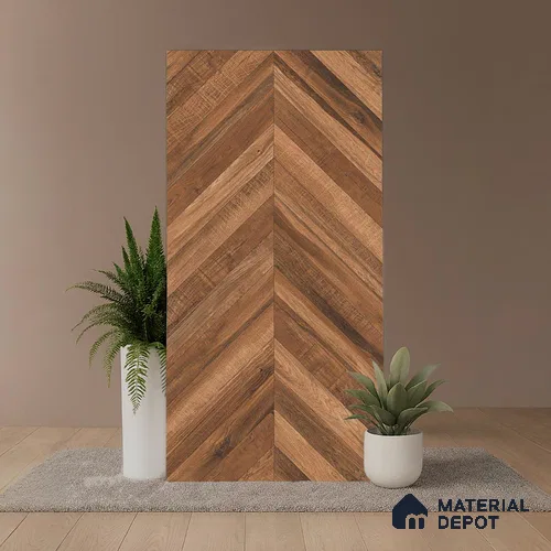 Wood Look Wall & Floor Tile TL 08926 | Matte Finish 4 ft x 2 ft Vitrified Tile - 9 mm | Suitable For Kitchen, Bathroom, Bedroom & Office