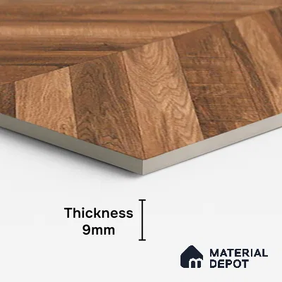 Wood Look Wall & Floor Tile TL 08926 | Matte Finish 4 ft x 2 ft Vitrified Tile - 9 mm | Suitable For Kitchen, Bathroom, Bedroom & Office