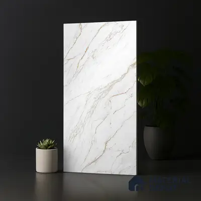 Marble Look Wall & Floor Tile TL 08921 | Matte Finish 4 ft x 2 ft Vitrified Tile - 9 mm | Suitable For Kitchen, Bathroom, Bedroom & Office