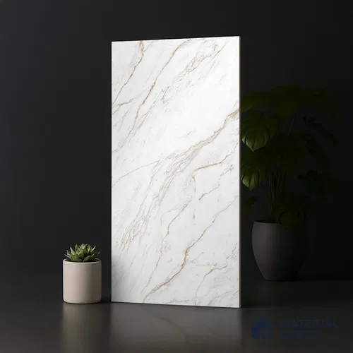 Marble Look Wall & Floor Tile TL 08921 | Matte Finish 4 ft x 2 ft Vitrified Tile - 9 mm | Suitable For Kitchen, Bathroom, Bedroom & Office
