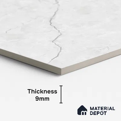 Marble Look Wall & Floor Tile TL 08922 | Matte Finish 4 ft x 2 ft Vitrified Tile - 9 mm | Suitable For Kitchen, Bathroom, Bedroom & Office