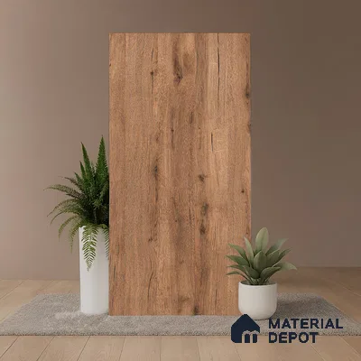 Wood Look Wall & Floor Tile TL 08924 | Matte Finish 4 ft x 2 ft Vitrified Tile - 9 mm | Suitable For Kitchen, Bathroom, Bedroom & Office