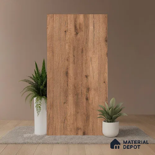 Wood Look Wall & Floor Tile TL 08924 | Matte Finish 4 ft x 2 ft Vitrified Tile - 9 mm | Suitable For Kitchen, Bathroom, Bedroom & Office