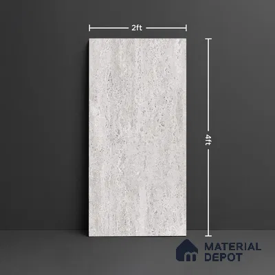 Marble Look Wall & Floor Tile TL 09023 | Matte Finish 4 ft x 2 ft Vitrified Tile - 9 mm | Suitable For Kitchen, Bathroom, Bedroom & Office