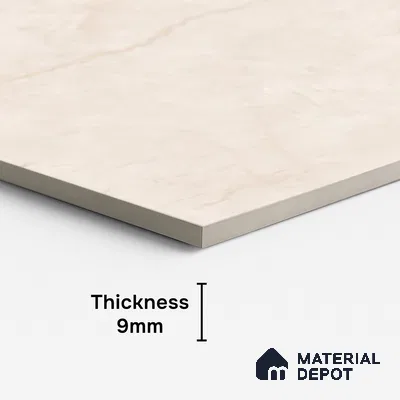 Marble Look Wall & Floor Tile TL 09020 | Matte Finish 4 ft x 2 ft Vitrified Tile - 9 mm | Suitable For Kitchen, Bathroom, Bedroom & Office