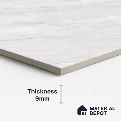Marble Look Wall & Floor Tile TL 09022 | Matte Finish 4 ft x 2 ft Vitrified Tile - 9 mm | Suitable For Kitchen, Bathroom, Bedroom & Office