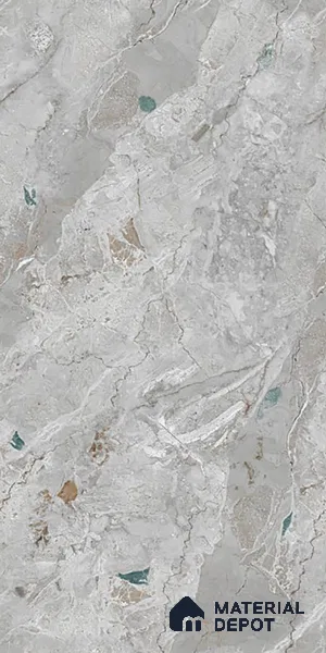 Marble Look Wall & Floor Tile TL 09017 | Matte Finish 4 ft x 2 ft Vitrified Tile - 9 mm | Suitable For Kitchen, Bathroom, Bedroom & Office