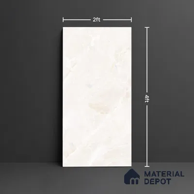 Marble Look Wall & Floor Tile TL 08929 | Matte Finish 4 ft x 2 ft Vitrified Tile - 9 mm | Suitable For Kitchen, Bathroom, Bedroom & Office