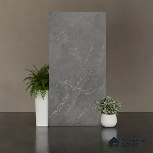 Marble Look Wall & Floor Tile TL 09013 | Matte Finish 4 ft x 2 ft Vitrified Tile - 9 mm | Suitable For Kitchen, Bathroom, Bedroom & Office
