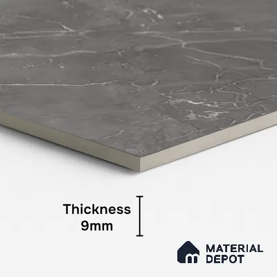 Marble Look Wall & Floor Tile TL 09013 | Matte Finish 4 ft x 2 ft Vitrified Tile - 9 mm | Suitable For Kitchen, Bathroom, Bedroom & Office