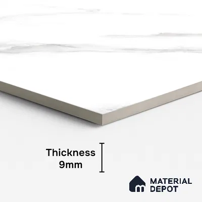 Marble Look Wall & Floor Tile TL 08920 | Matte Finish 4 ft x 2 ft Vitrified Tile - 9 mm | Suitable For Kitchen, Bathroom, Bedroom & Office