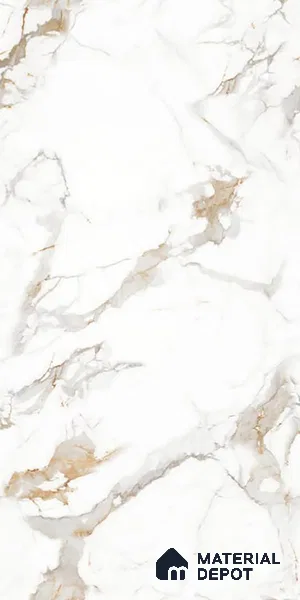 Marble Look Wall & Floor Tile TL 09015 | Matte Finish 4 ft x 2 ft Vitrified Tile - 9 mm | Suitable For Kitchen, Bathroom, Bedroom & Office