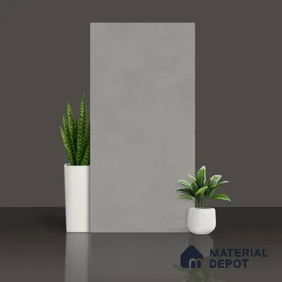 Cement Look Wall & Floor Tile TL 09025 | Matte Finish 4 ft x 2 ft Vitrified Tile - 9 mm | Suitable For Kitchen, Bathroom, Bedroom & Office