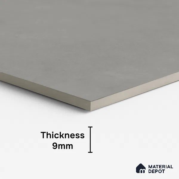 Cement Look Wall & Floor Tile TL 09025 | Matte Finish 4 ft x 2 ft Vitrified Tile - 9 mm | Suitable For Kitchen, Bathroom, Bedroom & Office