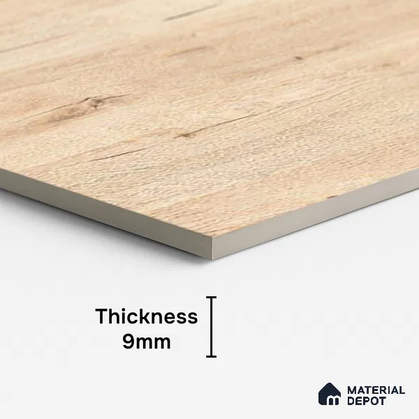 Wood Look Wall & Floor Tile TL 08925 | Matte Finish 4 ft x 2 ft Vitrified Tile - 9 mm | Suitable For Kitchen, Bathroom, Bedroom & Office