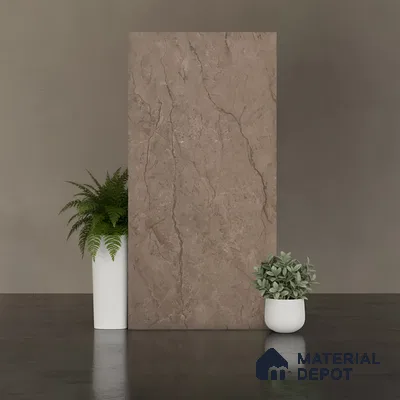 Marble Look Wall & Floor Tile TL 09019 | Matte Finish 4 ft x 2 ft Vitrified Tile - 9 mm | Suitable For Kitchen, Bathroom, Bedroom & Office