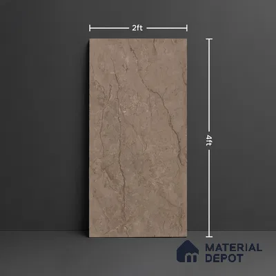 Marble Look Wall & Floor Tile TL 09019 | Matte Finish 4 ft x 2 ft Vitrified Tile - 9 mm | Suitable For Kitchen, Bathroom, Bedroom & Office